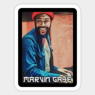 Friendly Marvin Gaye Sticker